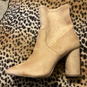 BCBG microsuede boots